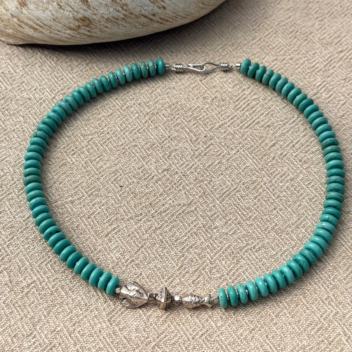 Turquoise | Sterling Silver Fish