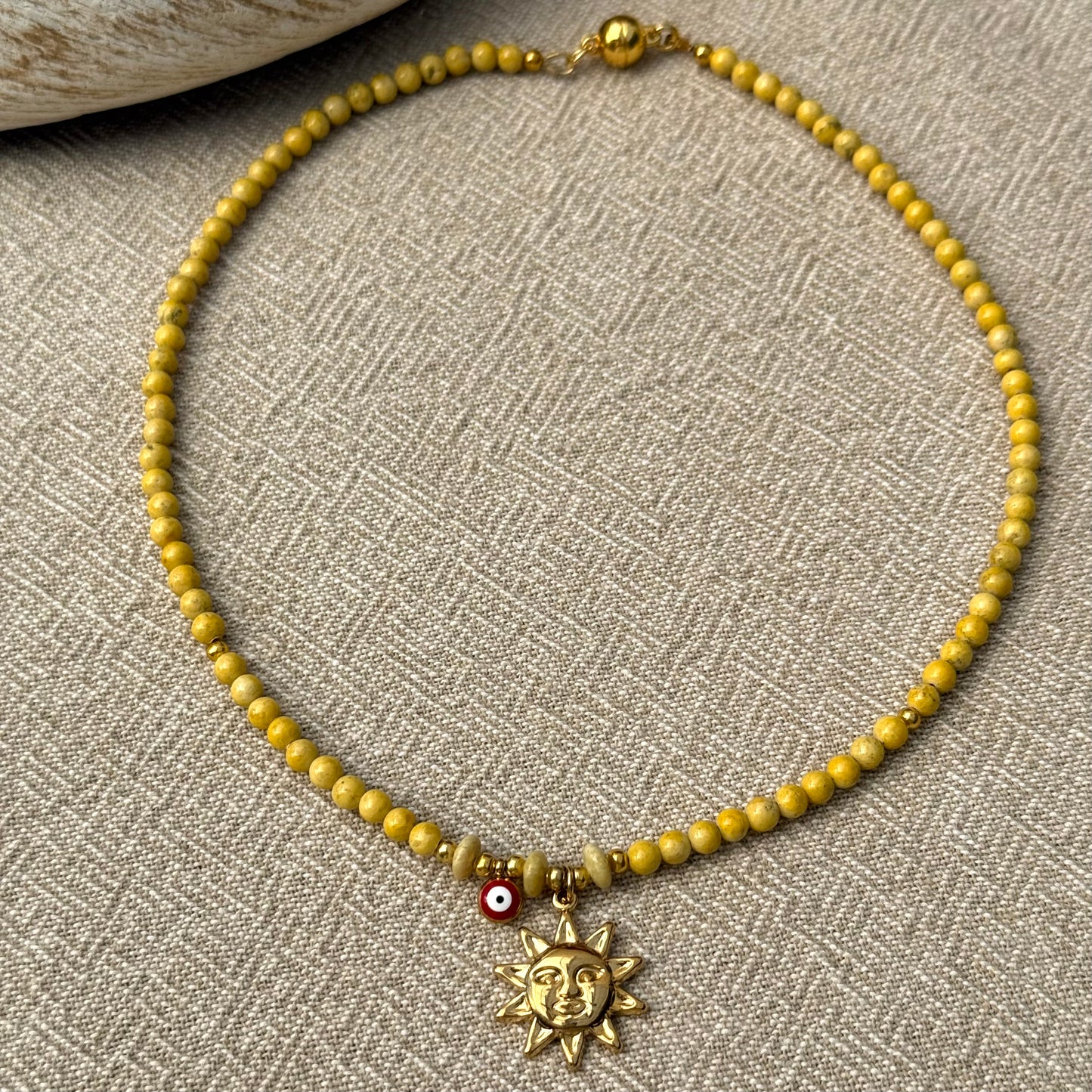 Yellow Jasper | Star | Evil Eye Charms
