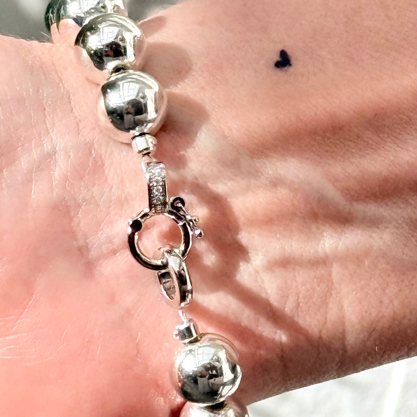 Silver Hematite | Baroque Pearl