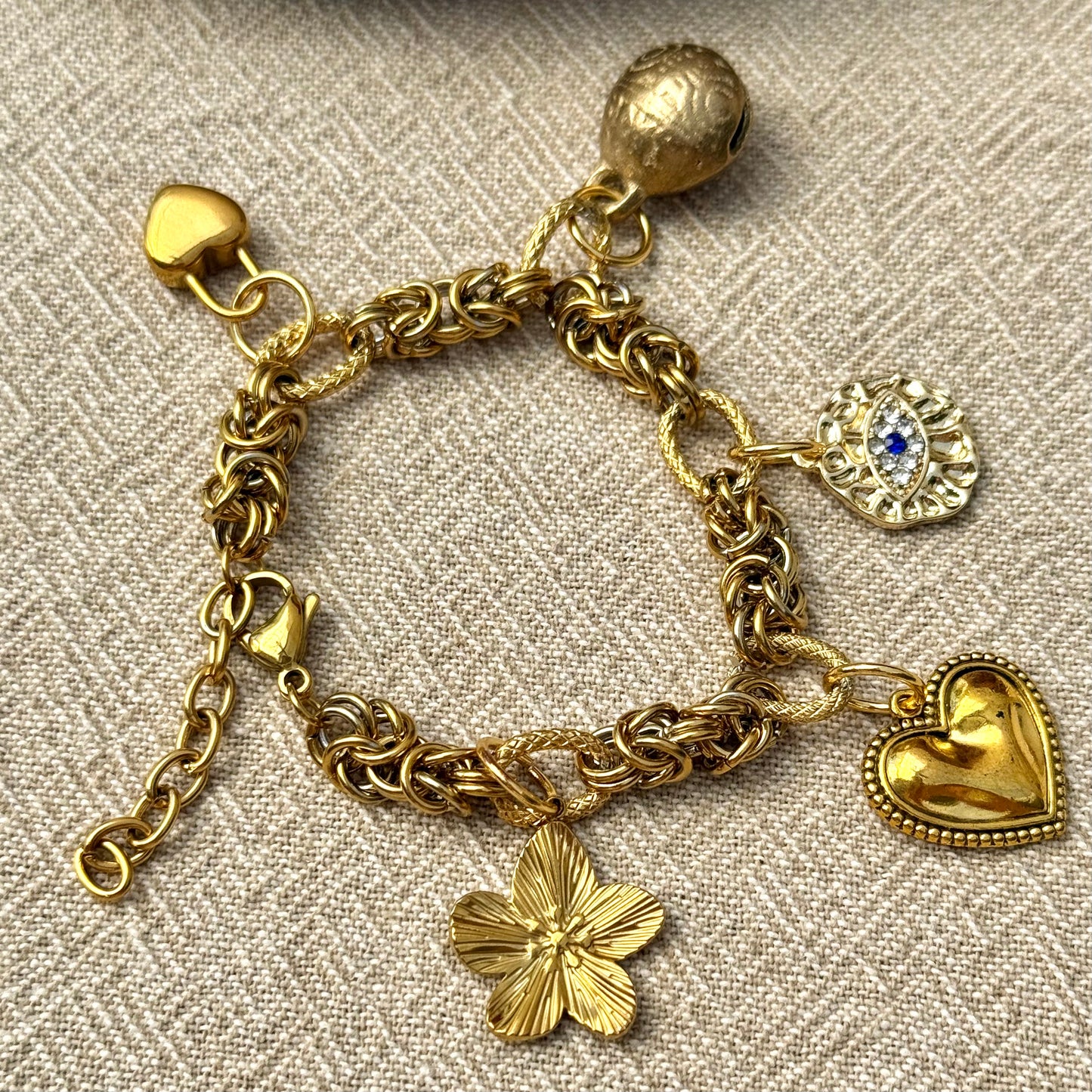18ct Gold Plated Chain | Statement Charms