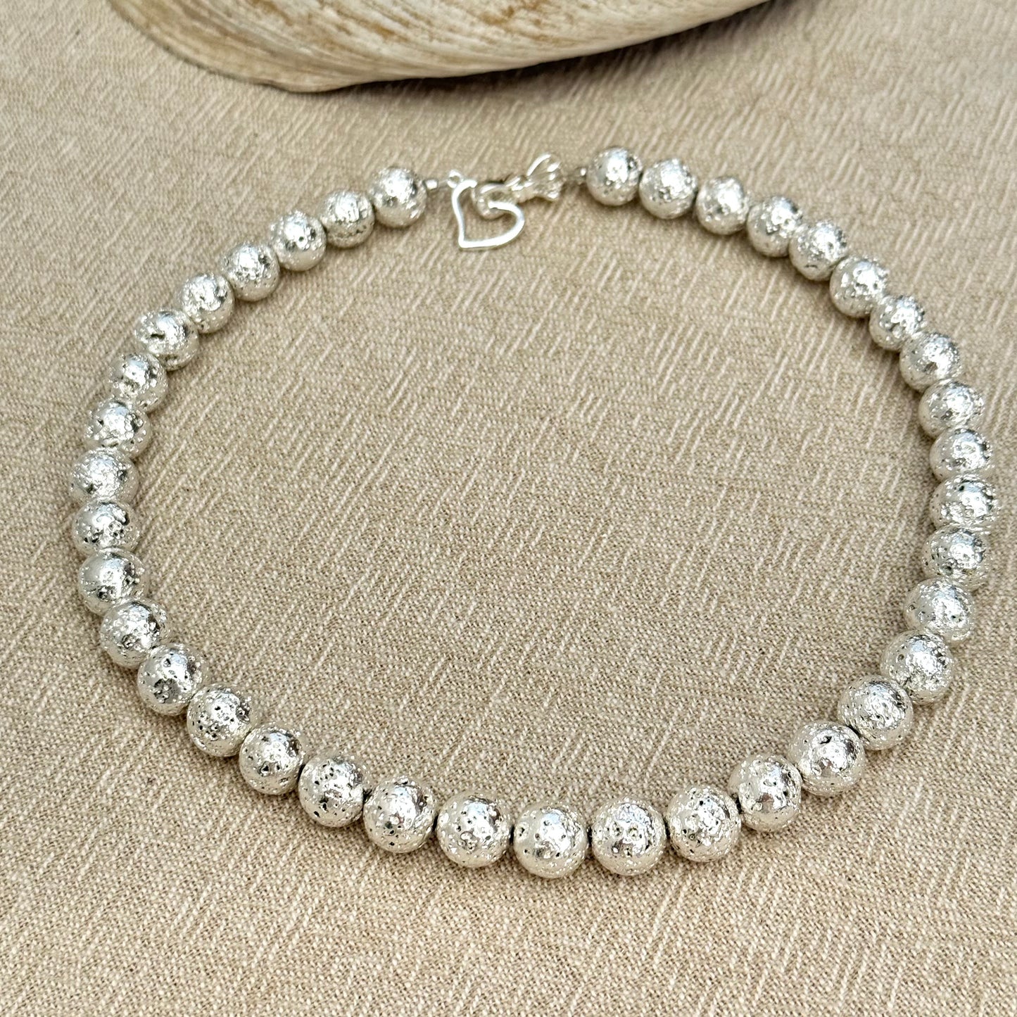 Silver Lava Stone