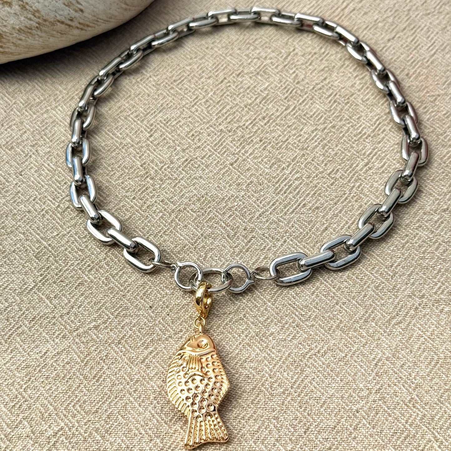 Gold Fish Pendant