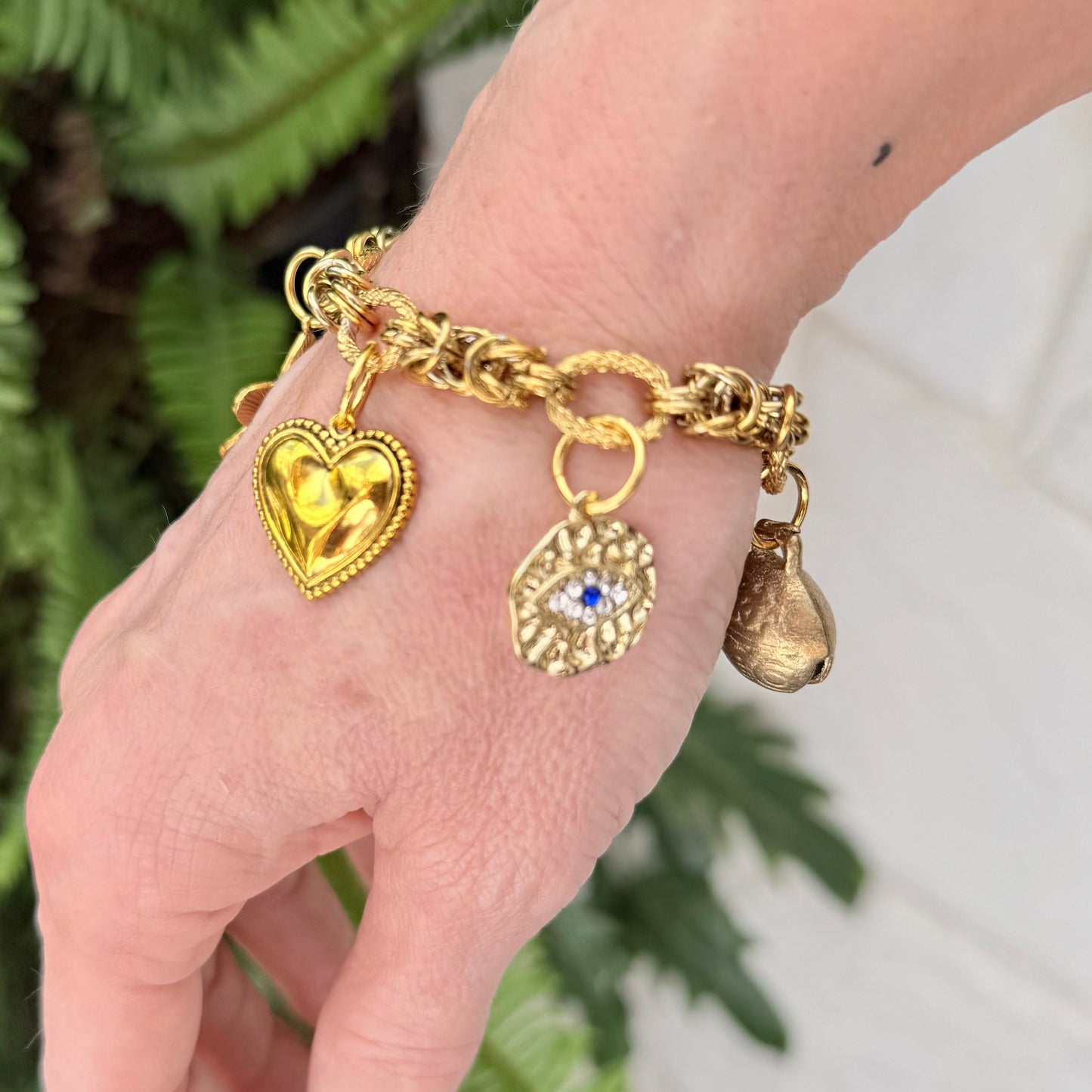 18ct Gold Plated Chain | Statement Charms