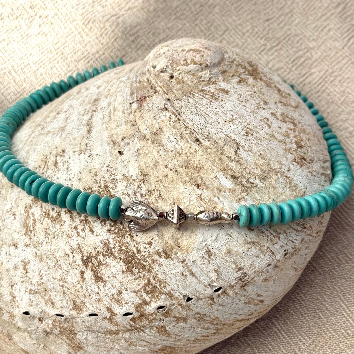 Turquoise | Sterling Silver Fish