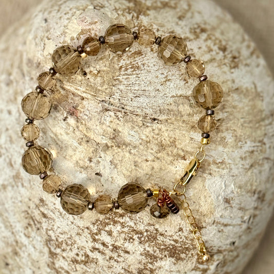 Smoky Quartz | Hematite