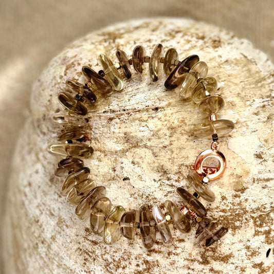 Smoky Quartz | Hematite