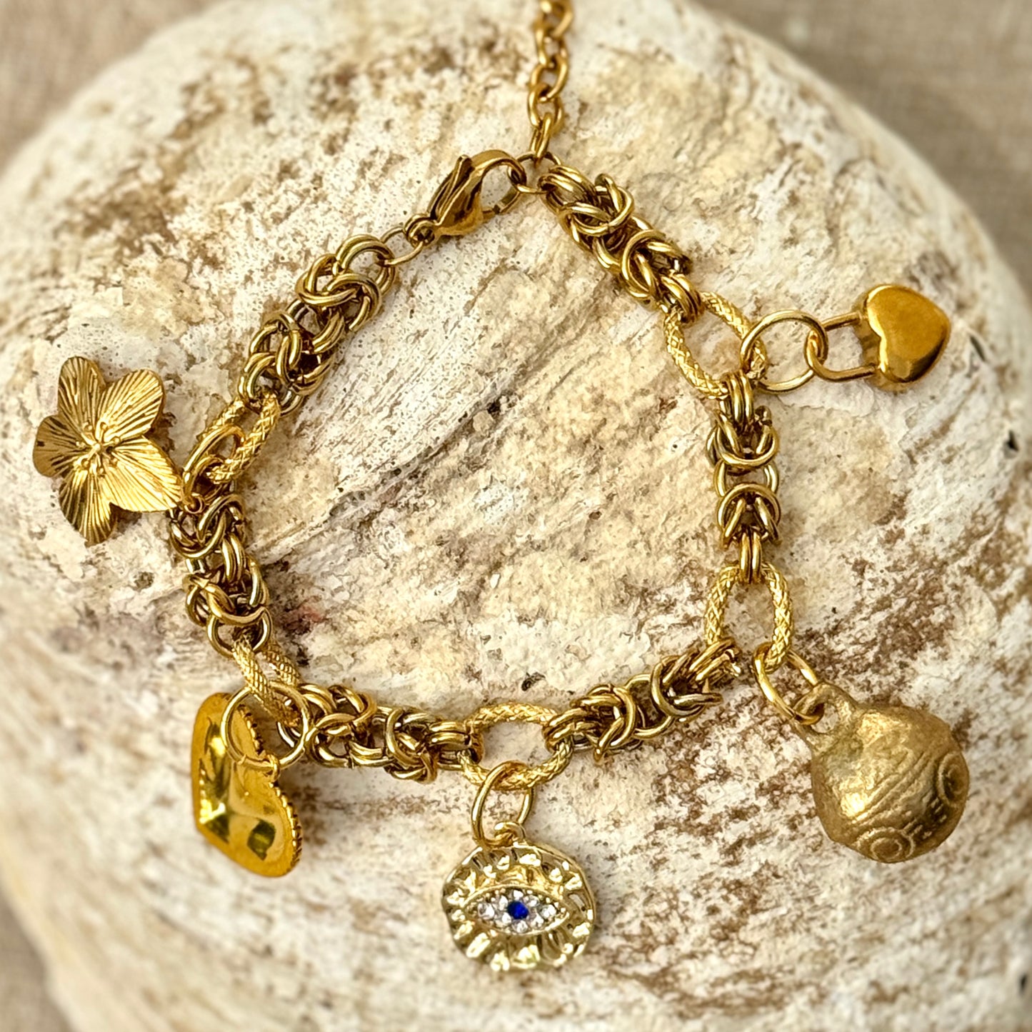 18ct Gold Plated Chain | Statement Charms