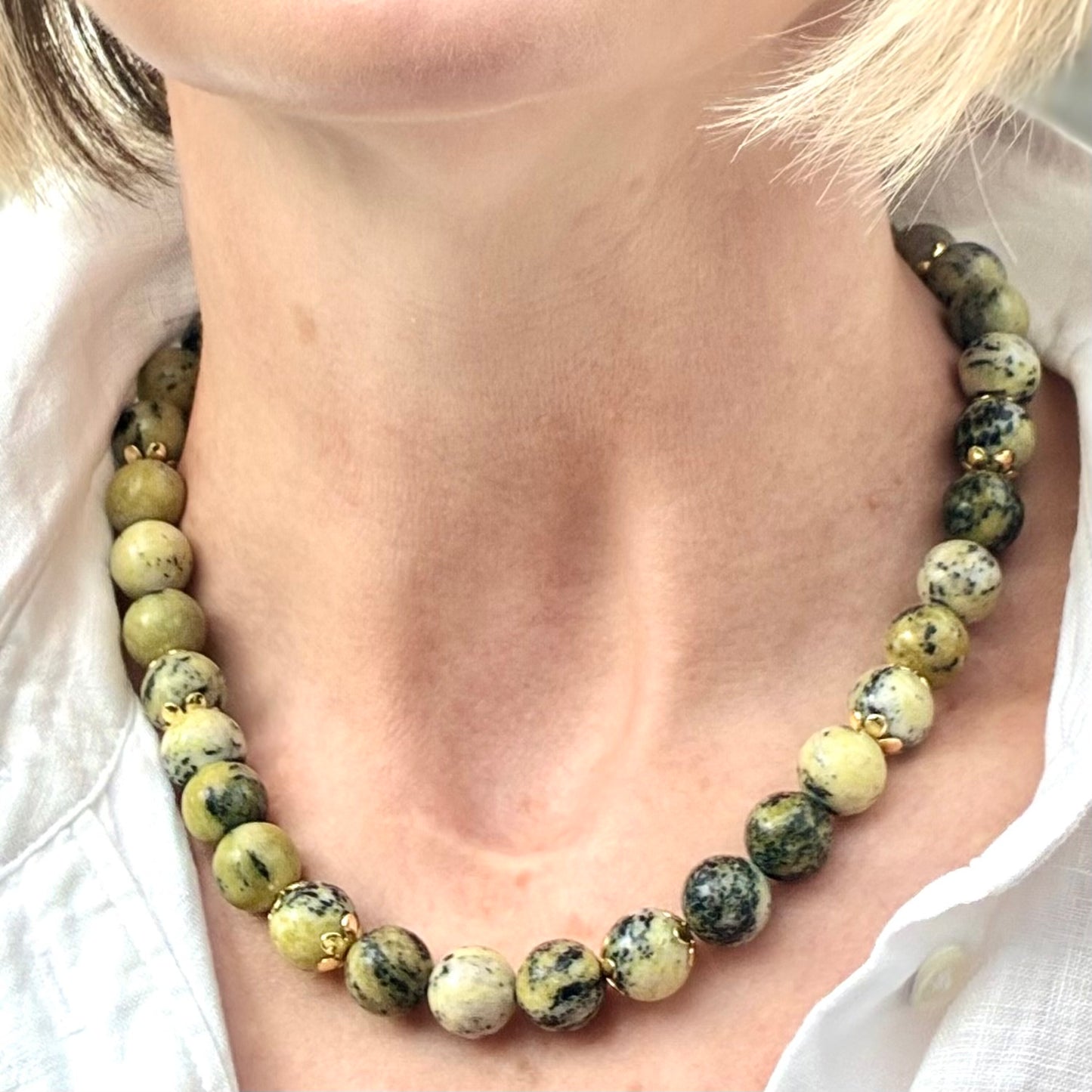 Yellow Spotted Jasper