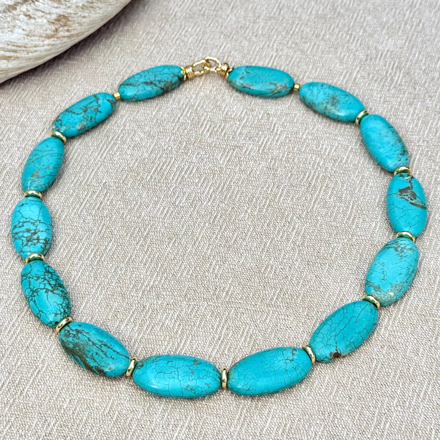 Turquoise | Gold Hematite