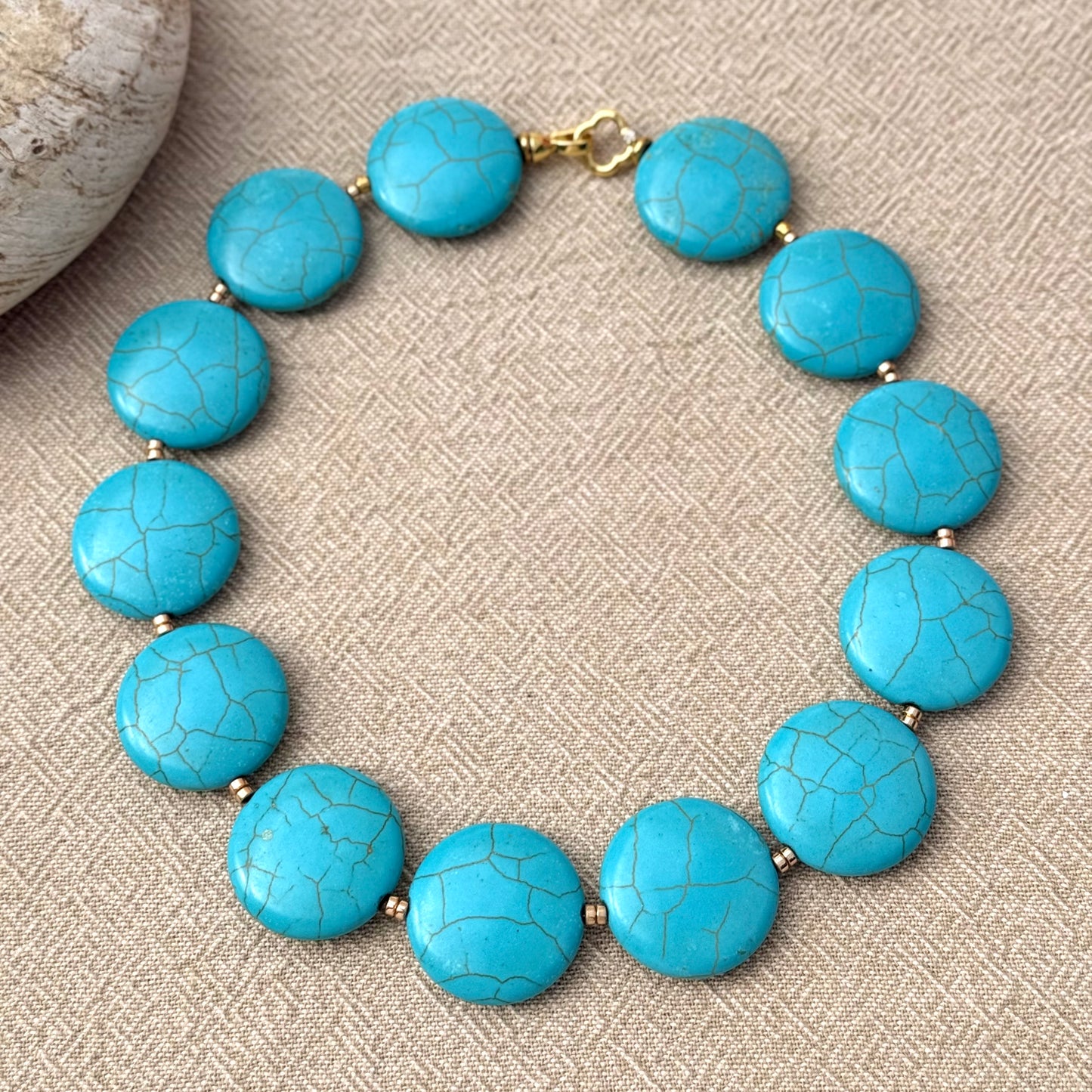 Round Turquoise