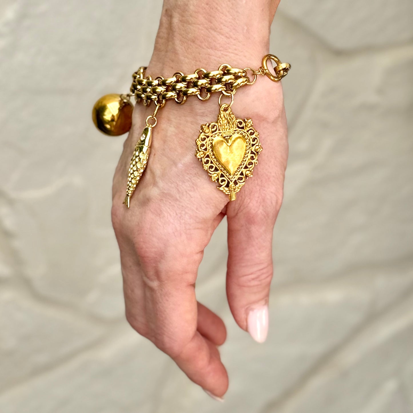 18ct Gold Plated Chain | Statement Charms