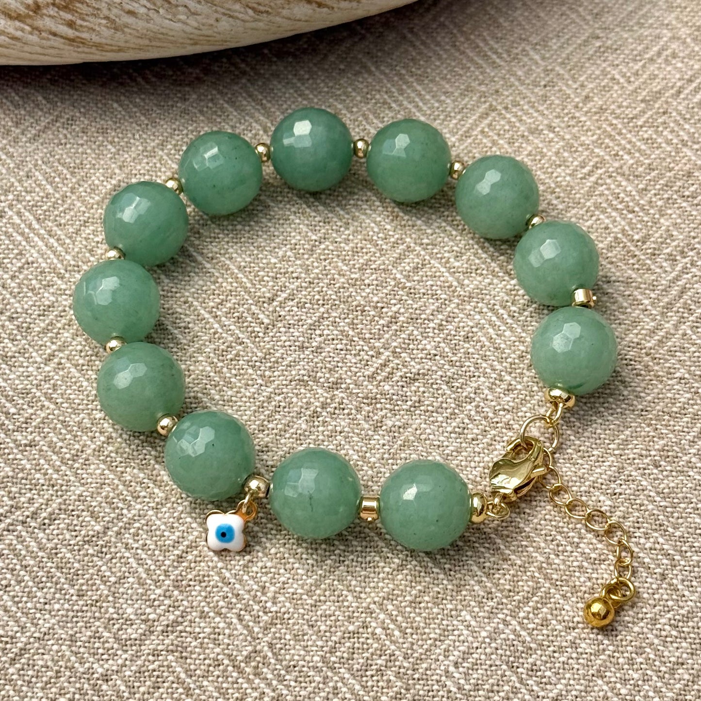 Jade | White Evil Eye