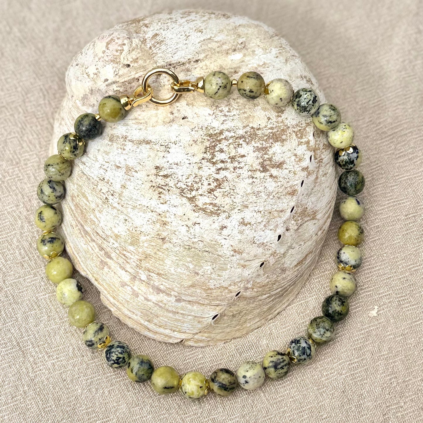 Yellow Spotted Jasper