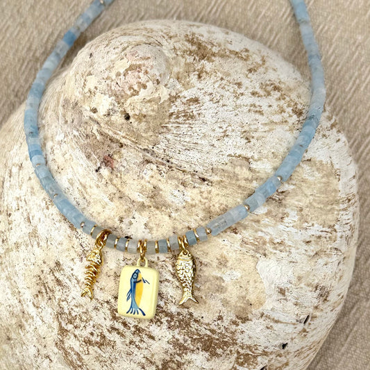 Aquamarine | Fish Charms