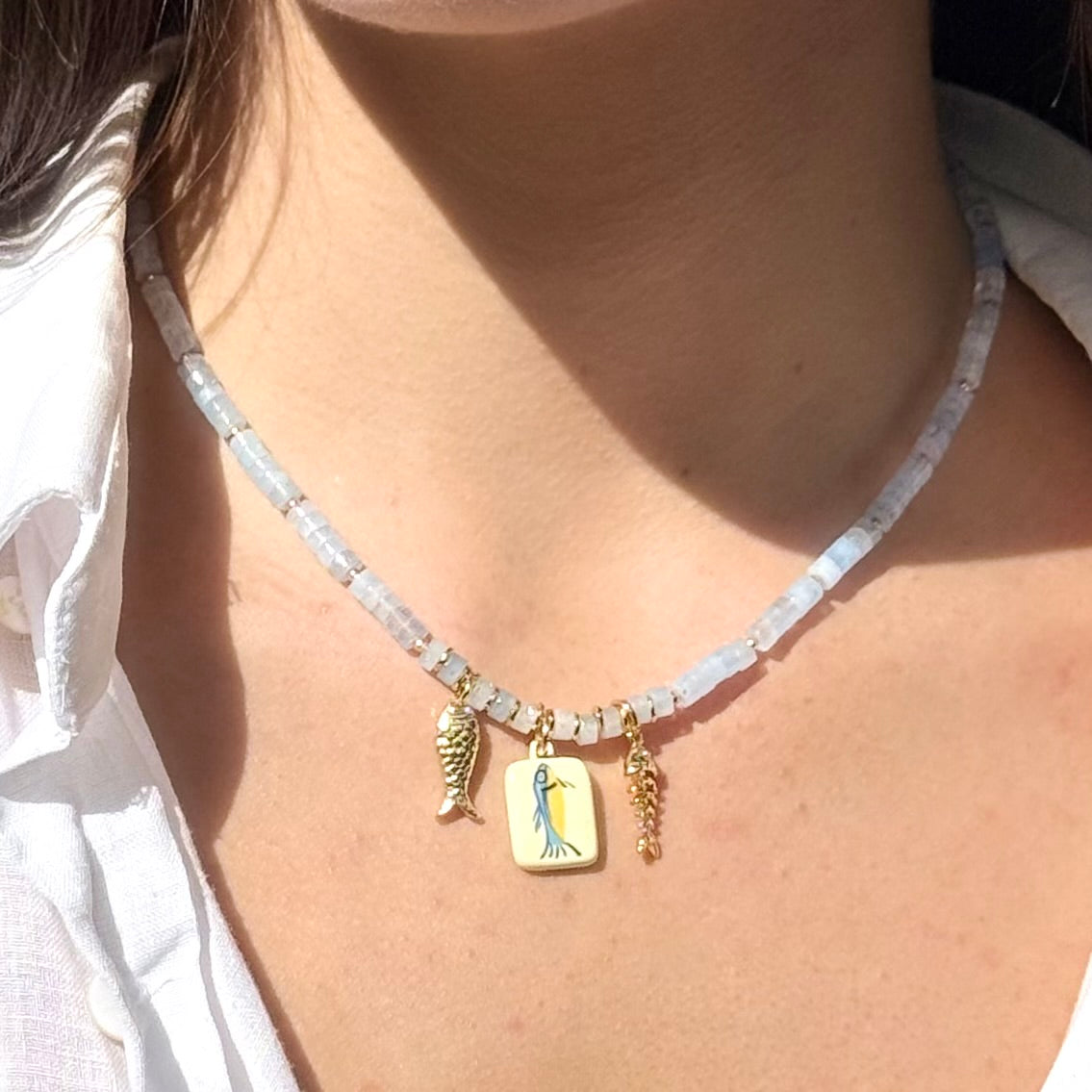 Aquamarine | Fish Charms