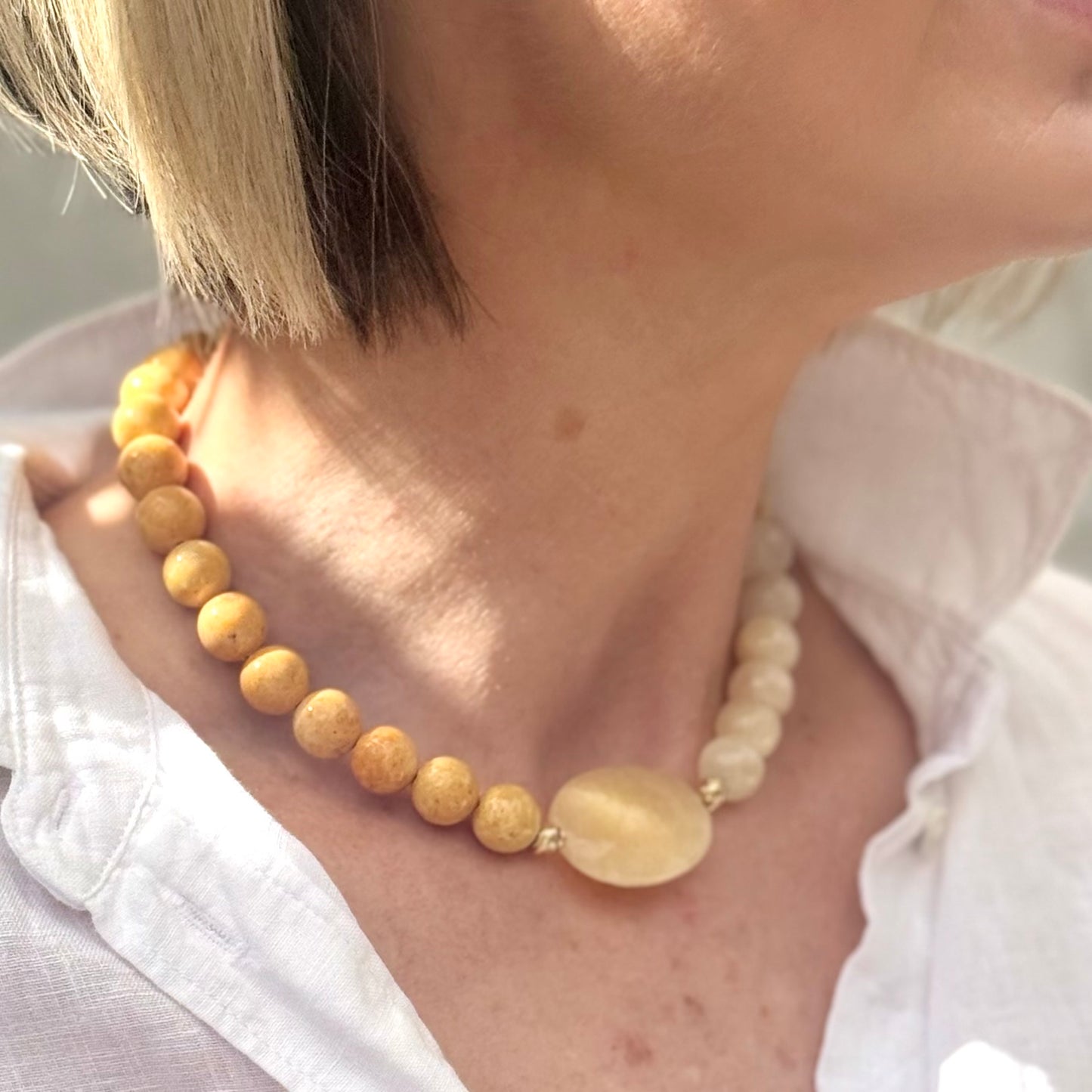 Yellow Jasper | Moonstone Agate