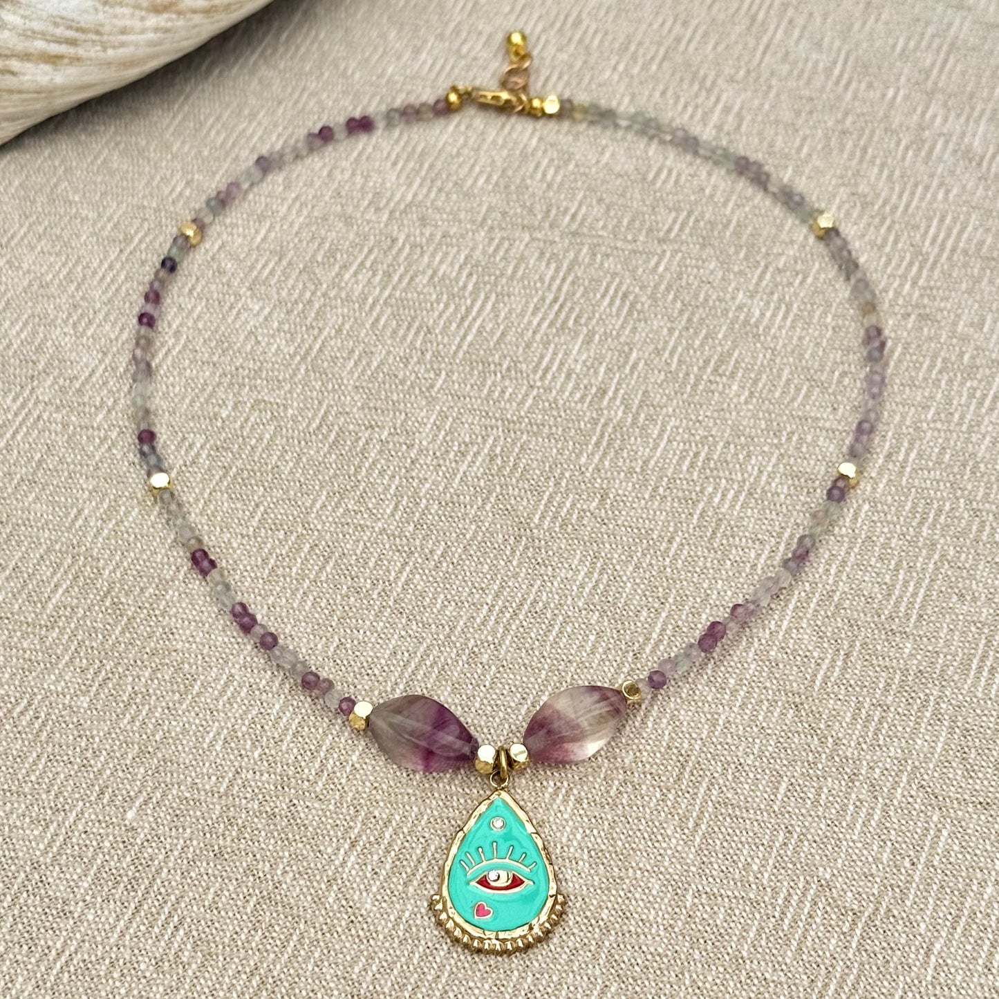 Flourite | Eye Pendant