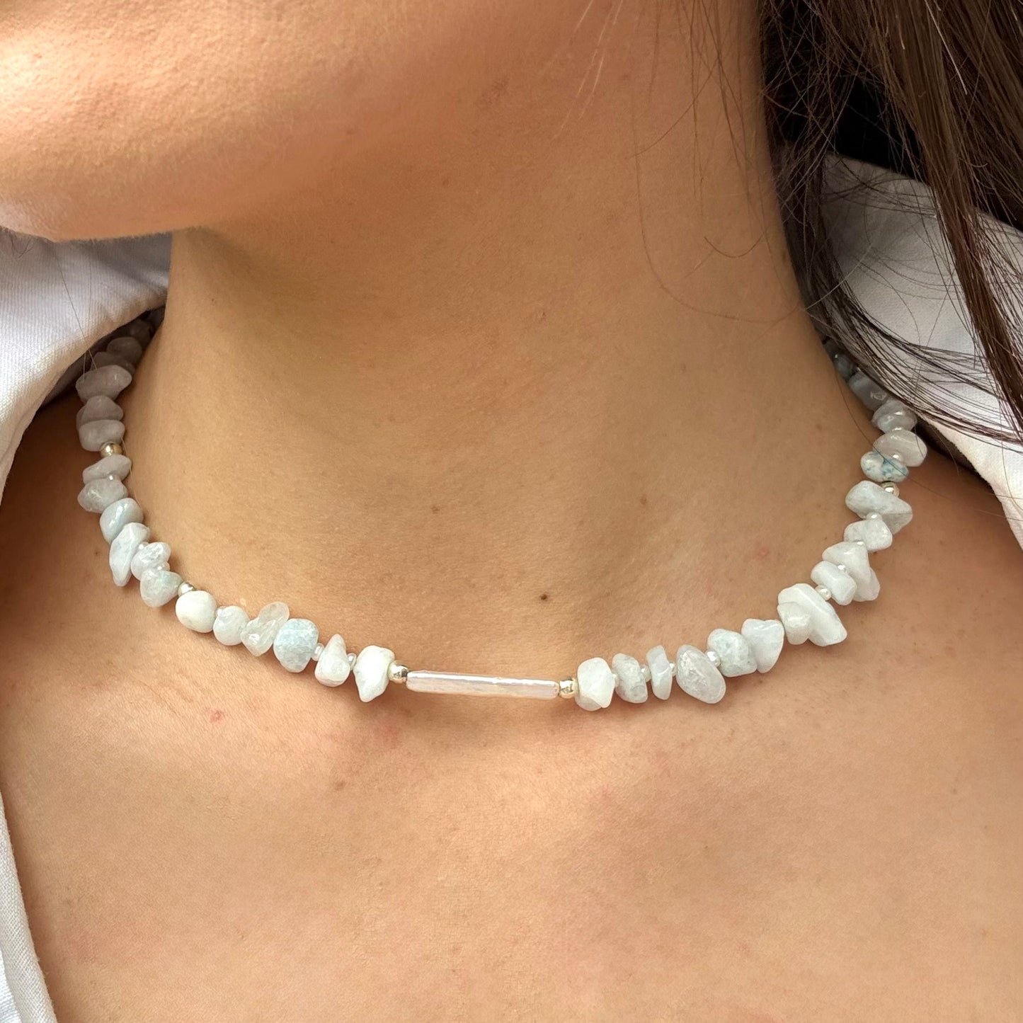 Aquamarine | Freshwater Pearls