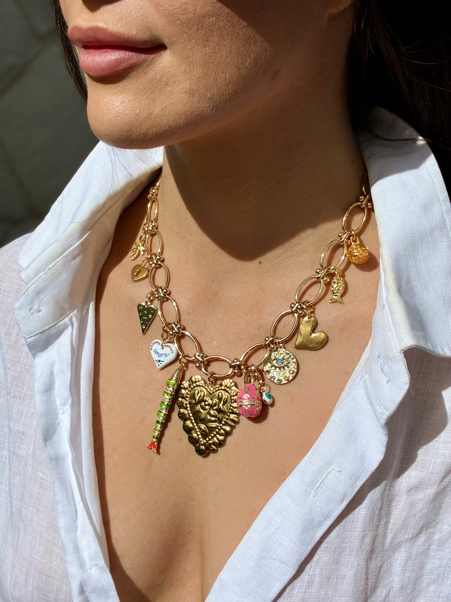 Gold Amore Charms