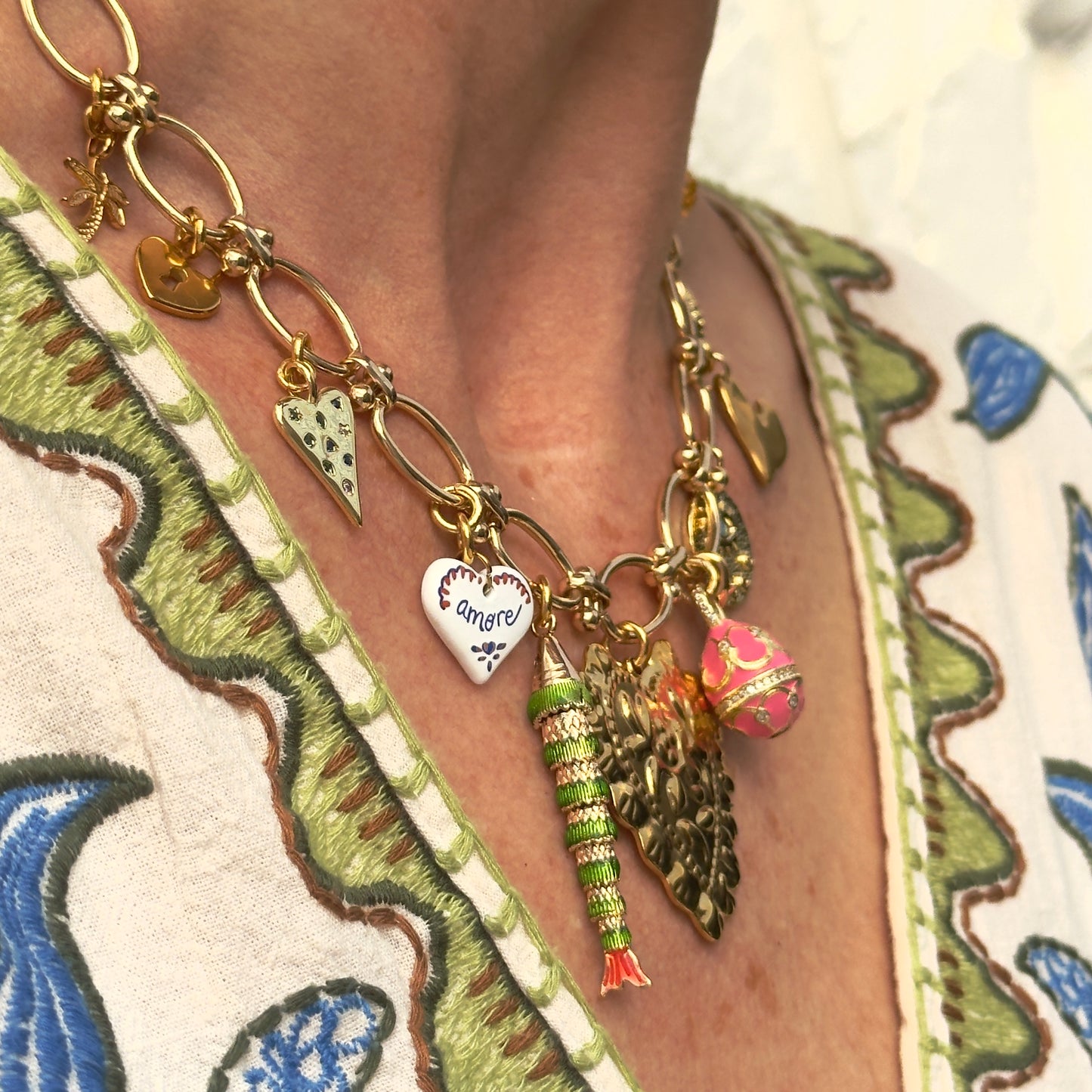 Gold Amore Charms