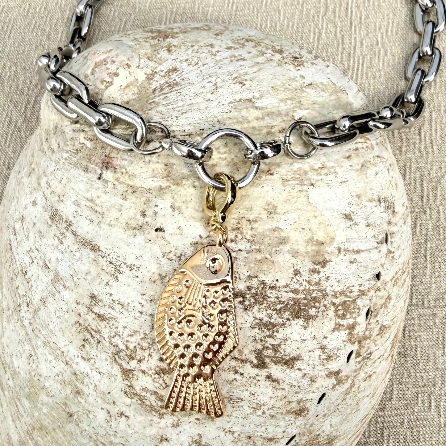 Gold Fish Pendant
