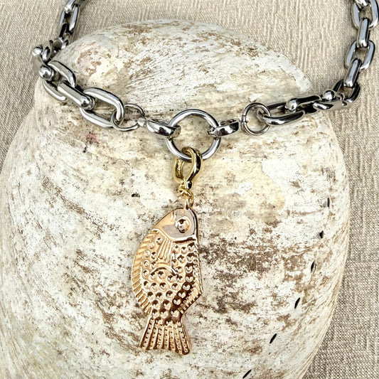 Gold Fish Pendant