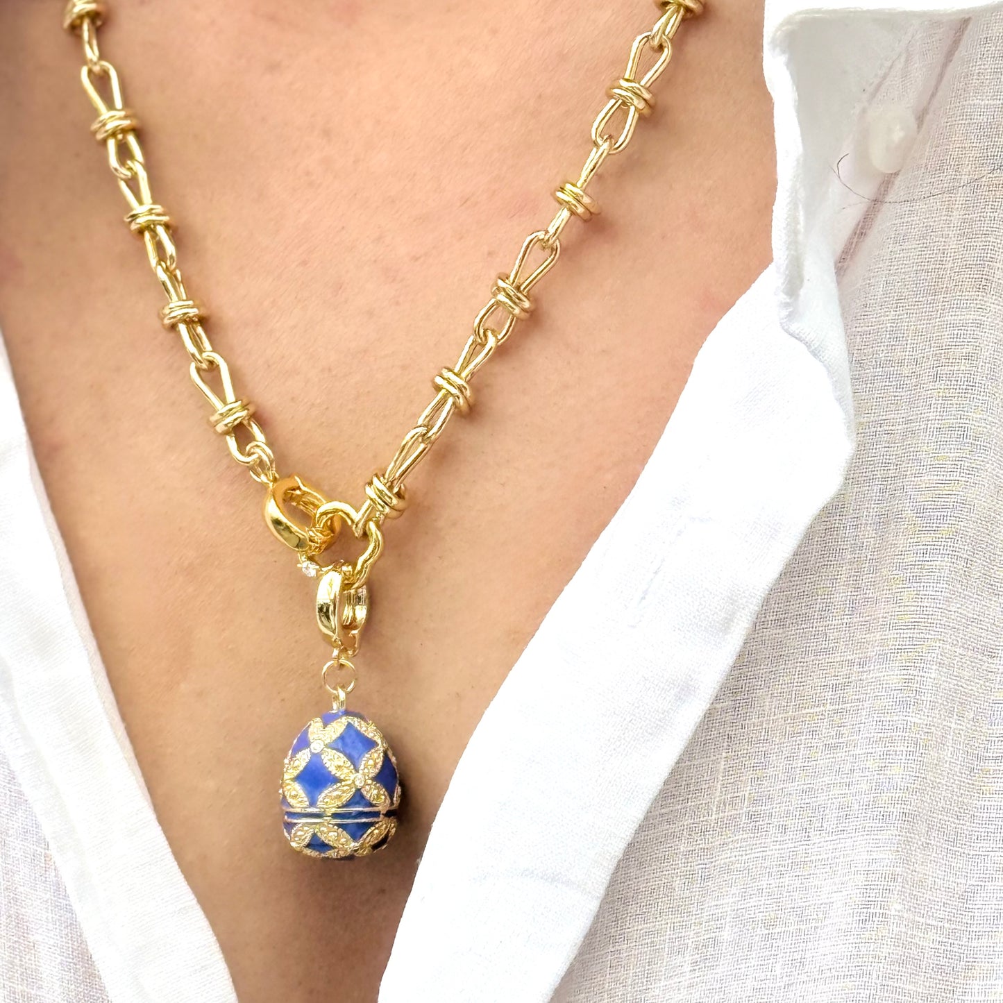 Purple Egg Charm